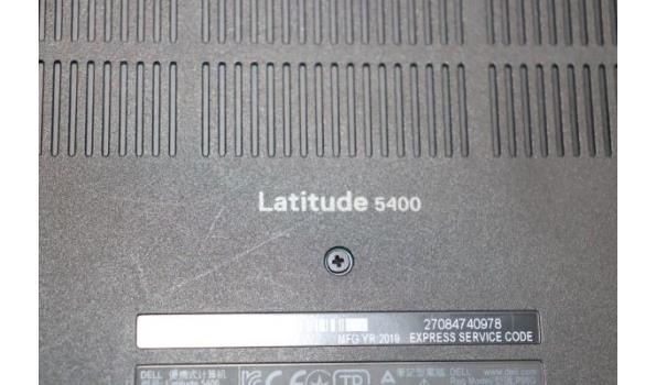 Laptop DELL, core i5, Latitude 5400, opnieuw geïnstalleerd, zonder lader